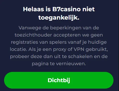 b7 casino nederland